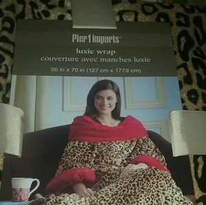NWT Pier 1 Imports Animal Print  Snuggie